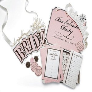 Bachelorette Party Kit from Anna Griffin; Wedding Kits