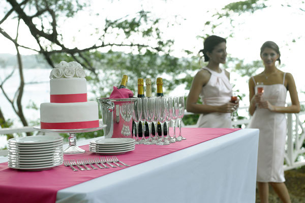 Above A look from Bussen's Island Pearl wedding package