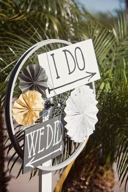 ceremony and reception signs