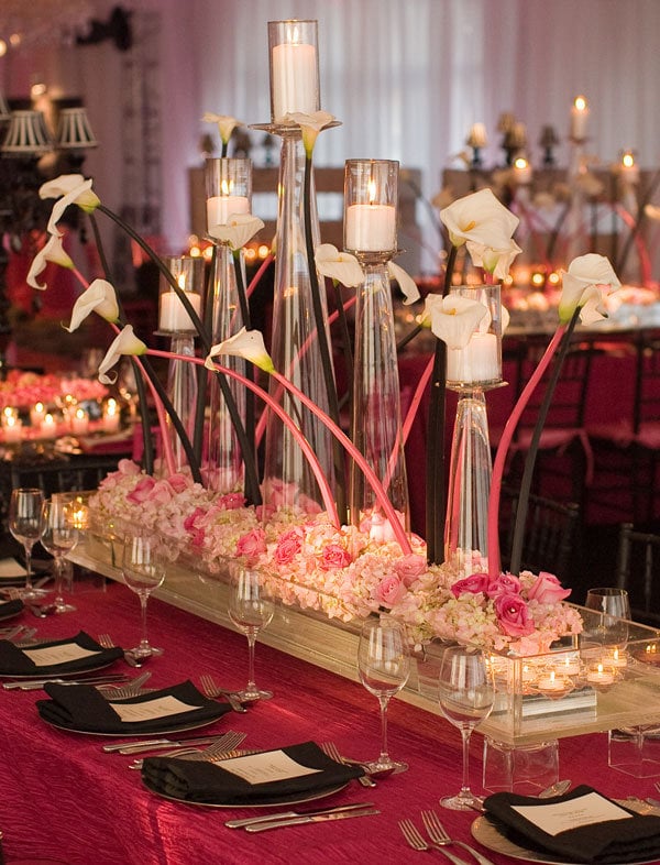 david tutera tall centerpieces