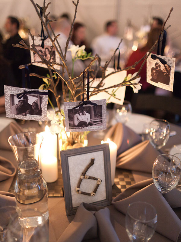 personalized centerpieces