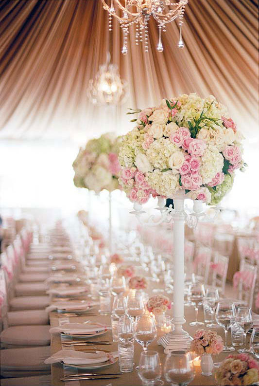 pretty wedding centerpieces