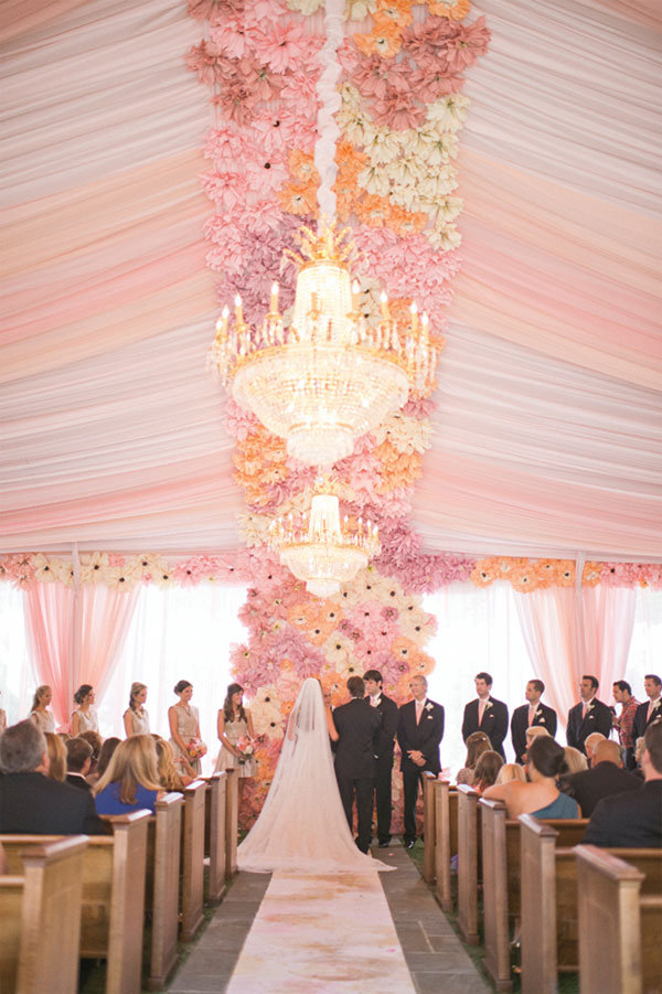 wedding ceremony aisle decor