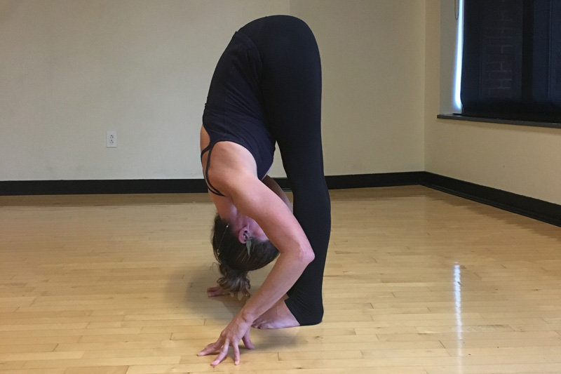 yoga standing forward bend