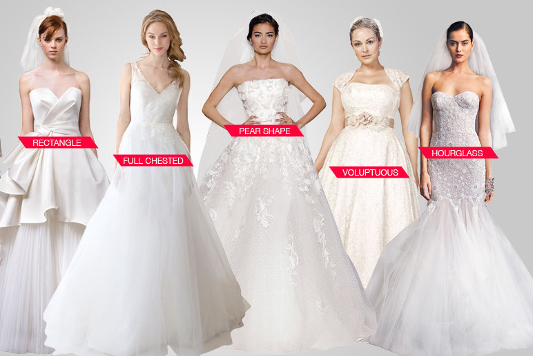 Which wedding dress for which body type?