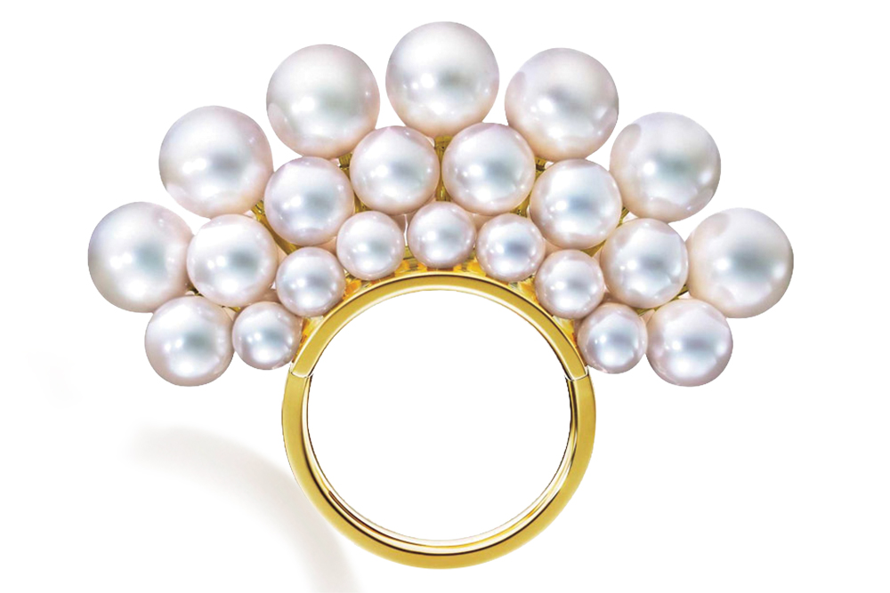 pearl engagement ring