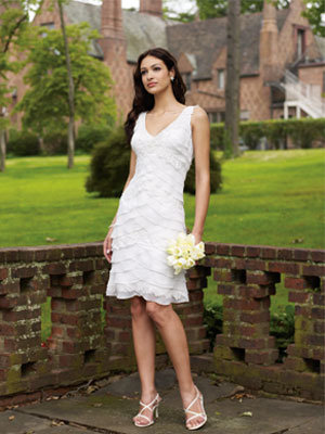 when it comes to wedding gowns Try something short for a look that 39s