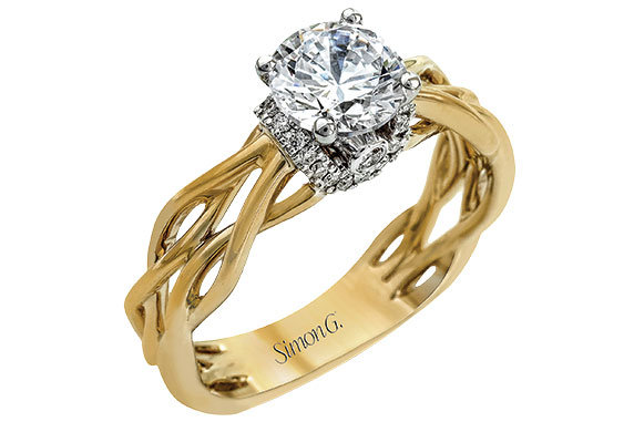 simon g gold engagement ring