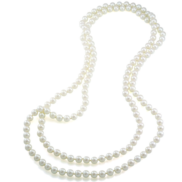 carolee pearl rope necklace