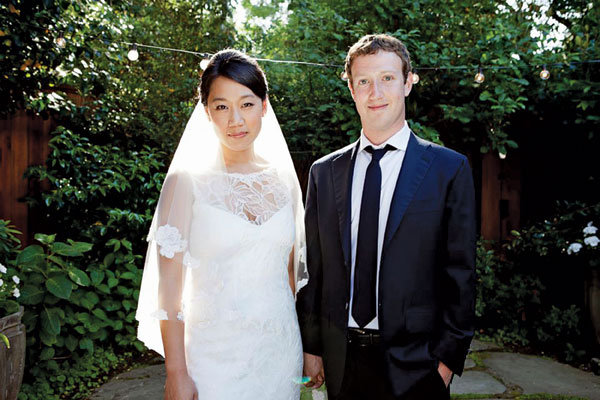 mark zuckerberg  wedding