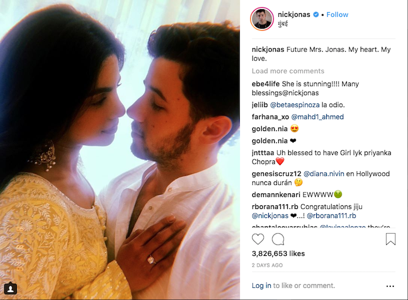 Nick Jonas and Priyanka Chopra Engagement Confirmed