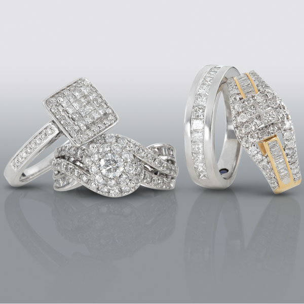 The engagement rings and wedding bands are available at Sears stores ...