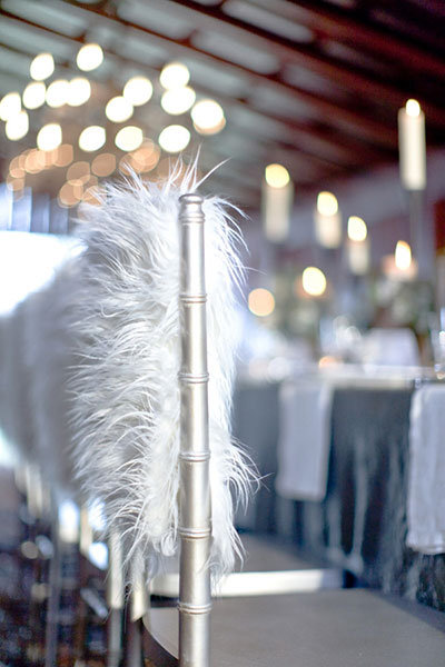 feather chair covers