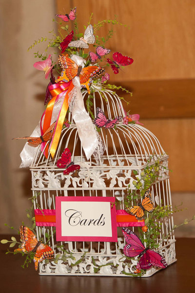 butterfly wedding card box 