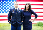 patriotic military engagement photos