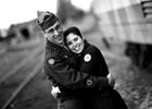 patriotic military engagement photos