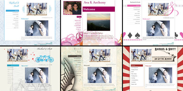 Customized wedding websites are a streamlined solution for communicating 