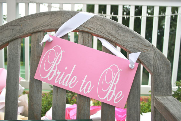 bride to be sign