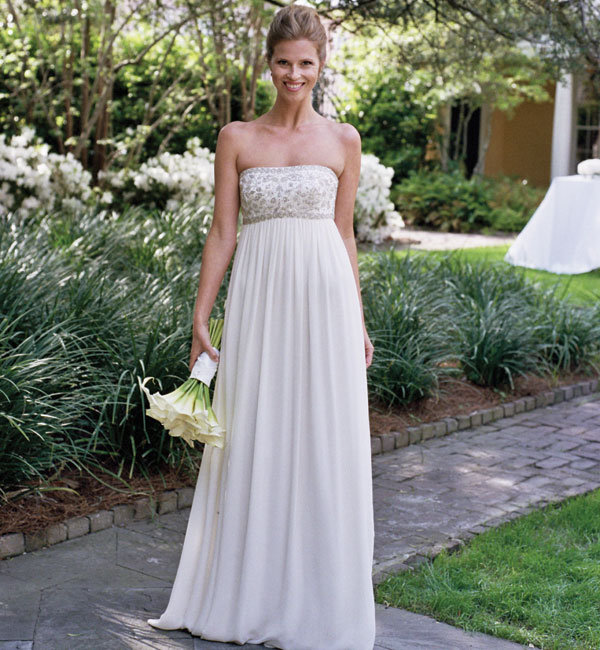 spring wedding bride The happy spring bride in her leafy bower