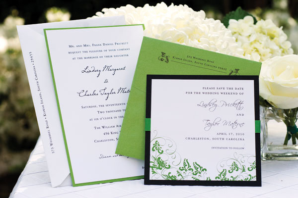 The following examples provide the traditional invitation wording for a