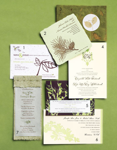 natureinspired wedding invitations