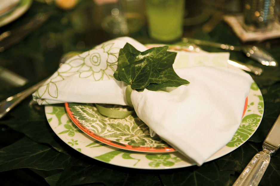 eco friendly wedding ideas A natural theme gets the right look from Linens 