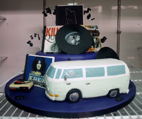 music theme grooms cake