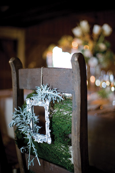 rustic chair decoration