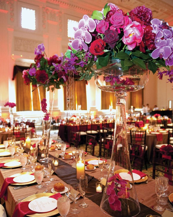 tall centerpieces wedding Types of Flowers Black Magic roses