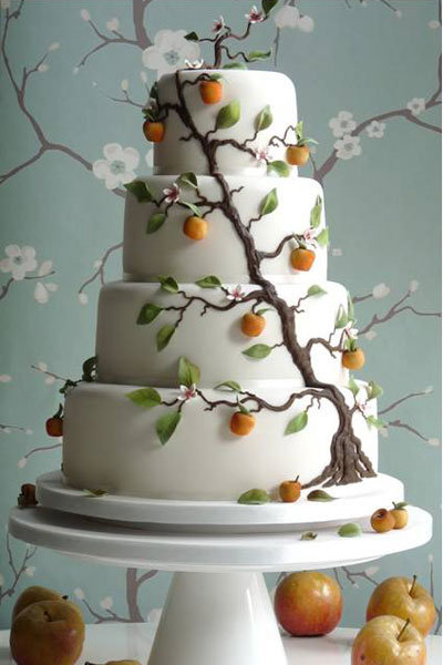 disney snow white theme wedding Photo Credit Planet Cake Wedding Cakes