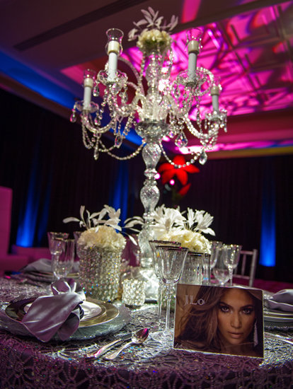 jennifer lopez wedding table decor Fergie Louboutin shoes are always a 