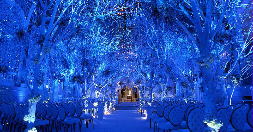 winter wonderland wedding ceremony aisle decor Created by Preston Bailey winter wonderland wedding ceremony aisle decor Created by Preston Bailey