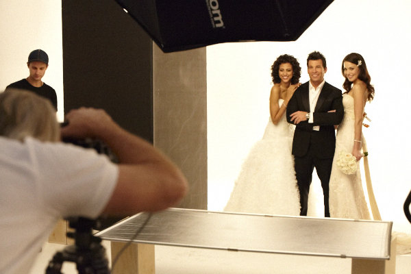 david tutera bridal guide cover shoot Photo Credit Rafael Lizarraga