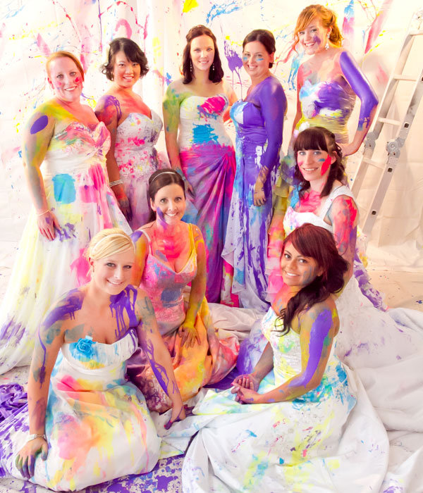 Trend Alert: Group Trash-the-Dress Session! | BridalGuide