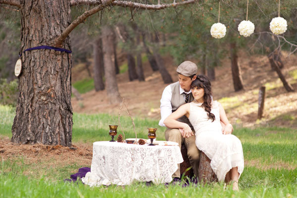 hunger games theme wedding Photo Credit Meghan Christine Photography