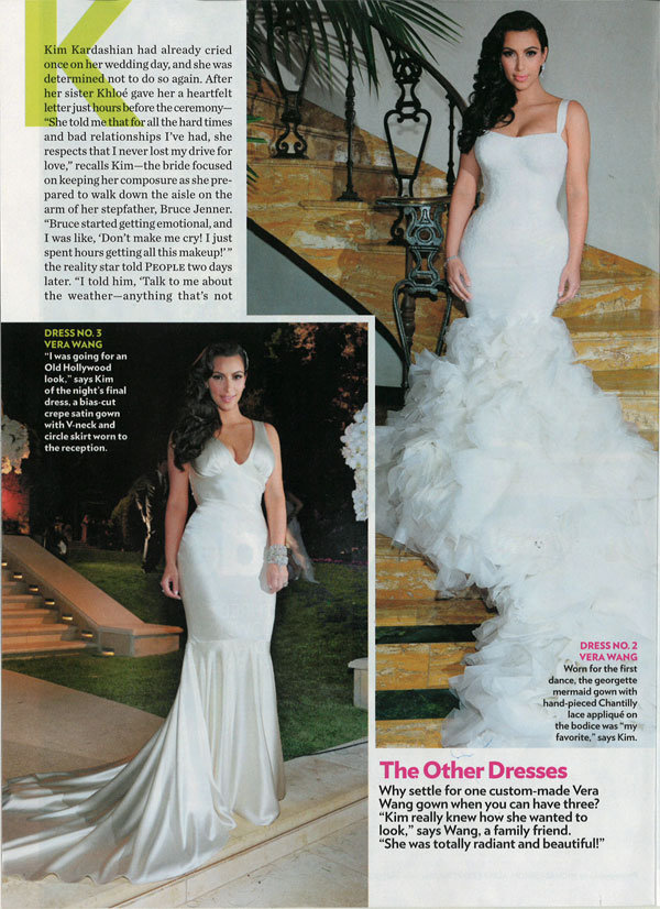 kim kardashian wedding dress reception people scans kim kardashian wedding dress reception people scans
