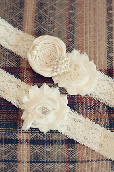 lace rose wedding belt