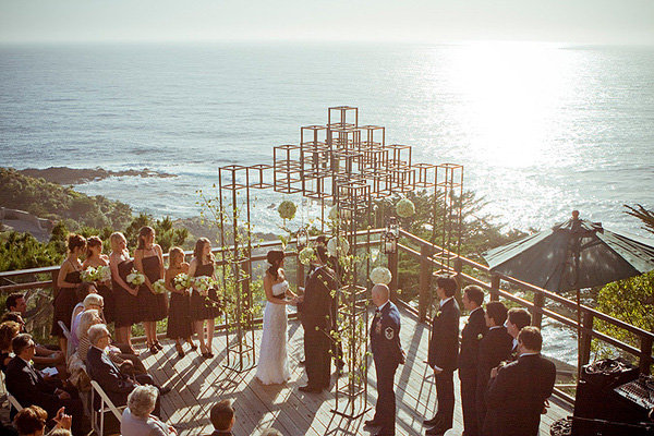 ocean wedding ceremony