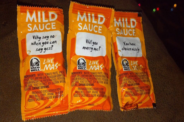 taco bell proposal