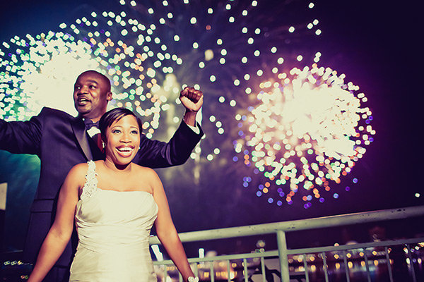 wedding fireworks