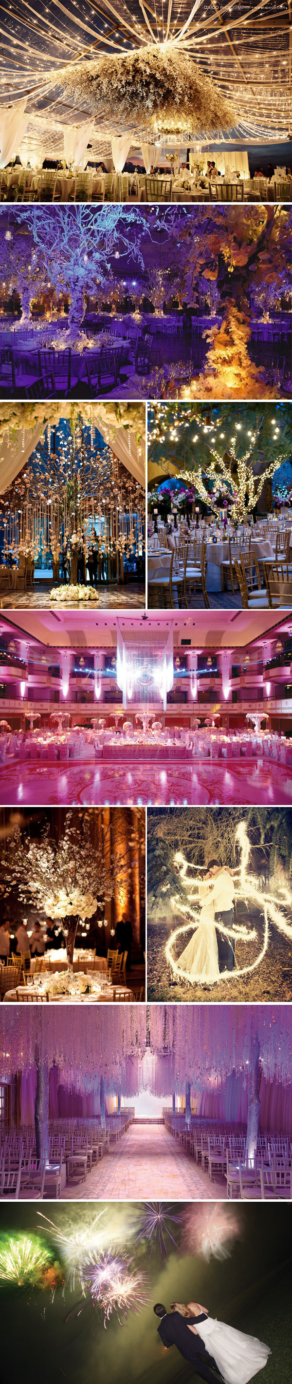 dramatic wedding decor