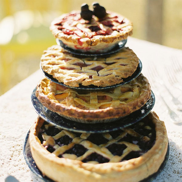 tiered pies