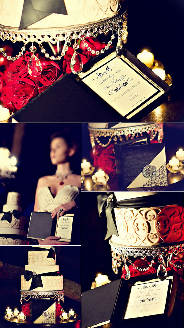 twilight wedding cake