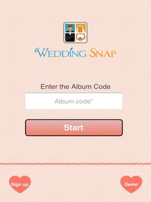 wedding snap app