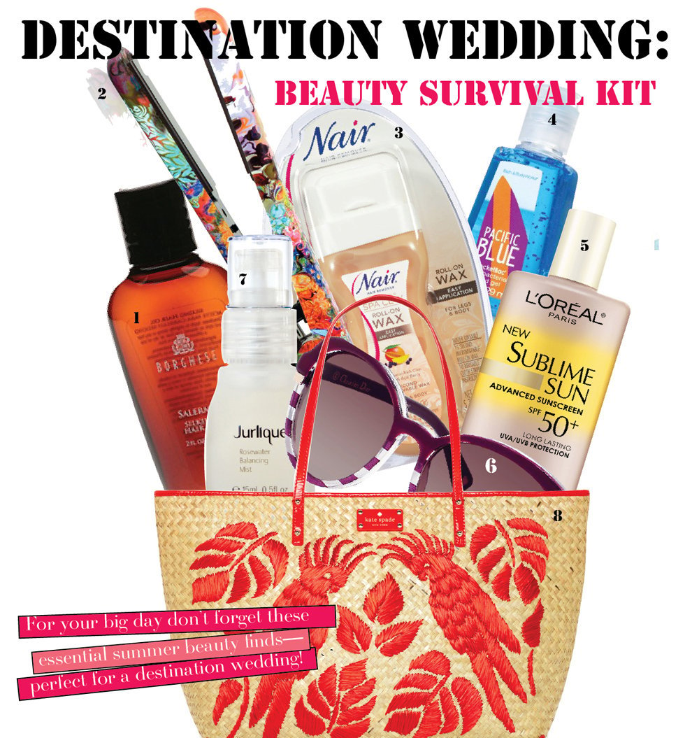 destination wedding beauty tips