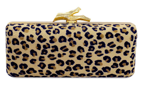 leopard clutch