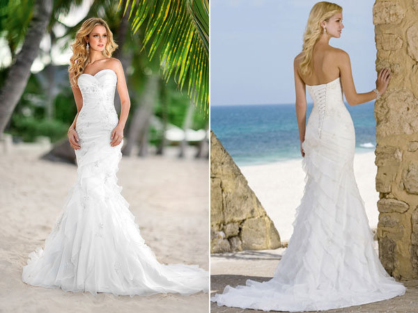 Mermaid Beach Wedding Dress