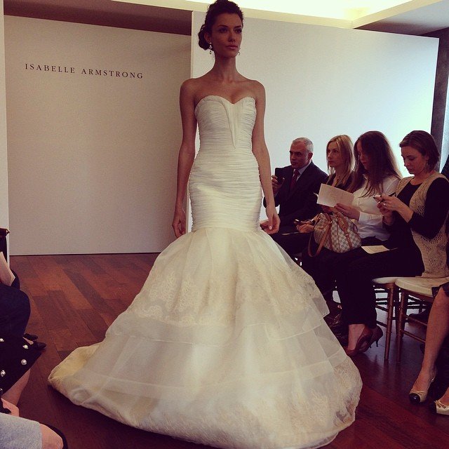 isabelle armstrong wedding gown