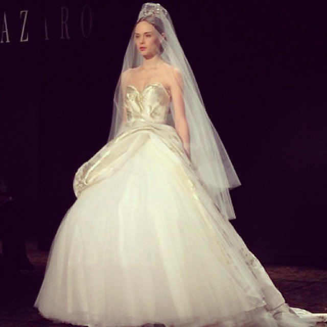 lazaro wedding dress