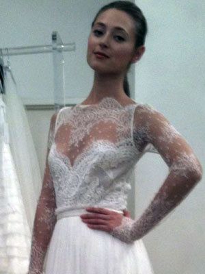 left bridalguidemag Grecian romance at Rosa Clara